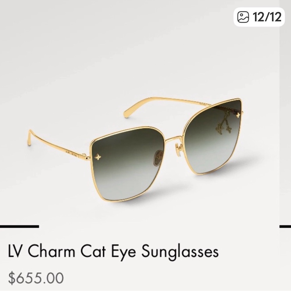 Louis Vuitton Charm Cat Eye Sunglasses - Picture 4 of 8